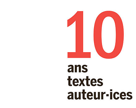 Logo 10 ans Inédits Théâtre Le Courrier