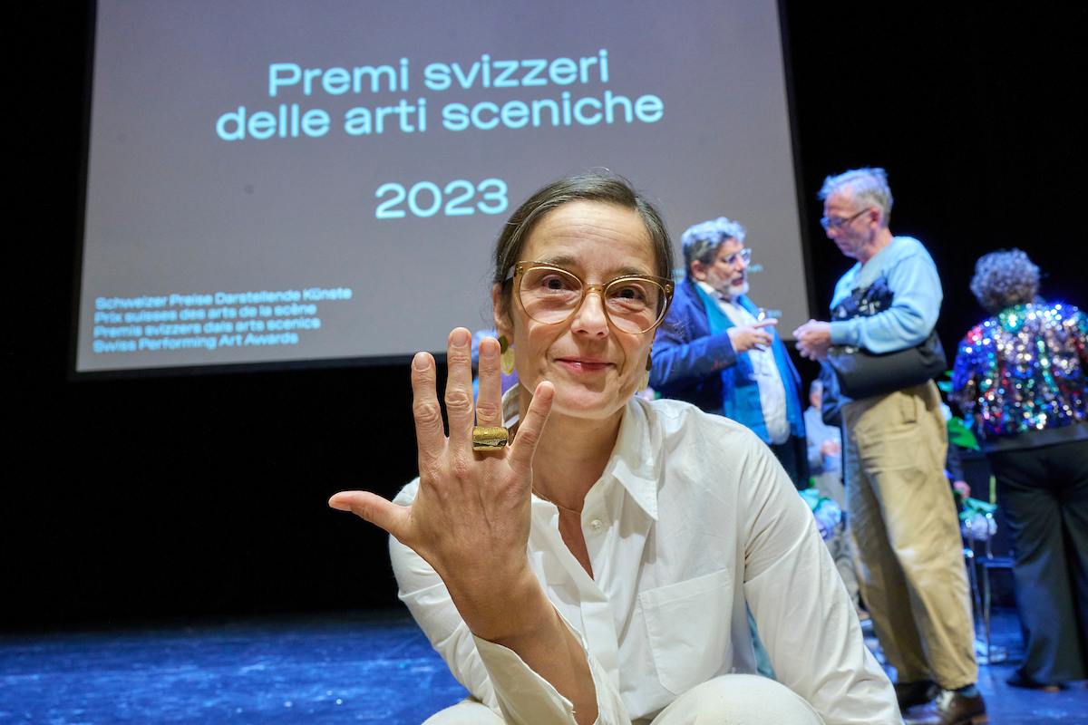 Cindy Van Acker, Trägerin des Schweizer Grand Prix Darstellende Künste / Hans-Reinhart-Ring 2023